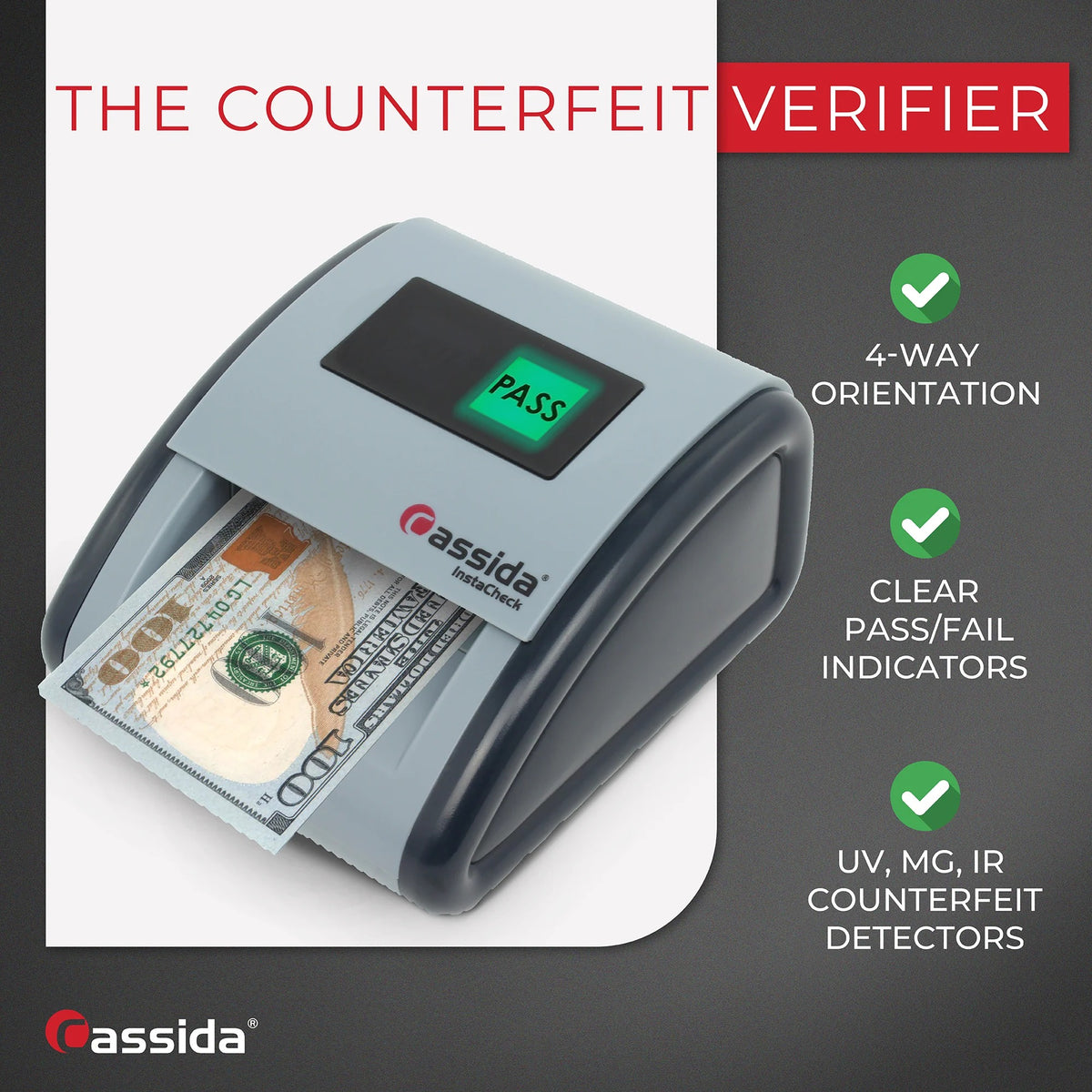 Cassida D-IC Detector, 4 3/16" Wide, 100-240V - photo 2