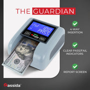 Cassida D-QWB Counterfeit Detector, 4 15/16" Wide, Gray - photo 2