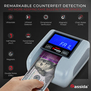 Cassida D-QWB Counterfeit Detector, 4 15/16" Wide, Gray - photo 3