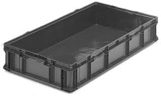 Orbis Stakpak Plastic Long Stacking Container, 48 x 22-1/2 x 7-1/4, Gray
