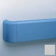 Reversible Return for Br-500 Series Handrail, Vinyl, Silver Gray
