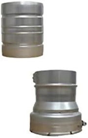 Noritz VK4-PVC2SUS 4" PVC to 4" Single-Wall Stainless Steel Conversion Kit for NRC83/NRC98/NRC111/NCC199