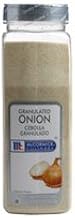 McCormick Granulated Onion - 18 oz. contanier, 6 per case