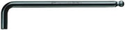 Wera Hex-Plus Metric Ball End Long Arm L-Key with BlackLaser® Surface, 6.0mm x 7-1/16" Long