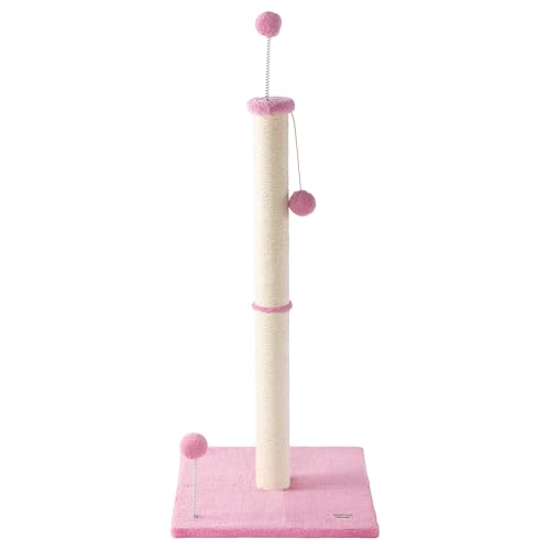 THE LICKER STORE Pink/Cream / 15.5 x 15.5 x 38 / Modern Scratching Posts