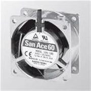 SANYO DENKI 109R0612D4011 DC Fan 60x25mm 12VDC 2.52W, 25.4CFM 37dB, Ribless Tachometer