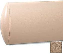 Crescent Series Wall Guard, Aluminum Retainer, 8"H x 12'L, Mocha