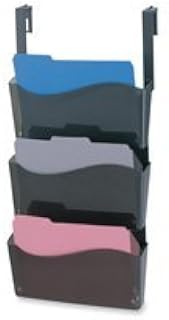 Officemate Unbreakable Wall Files - 26.5" Height x 13.3" Width x 3" Depth - Unbreakable - Smoke - Plastic - 3 / Box