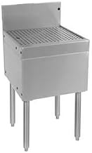 DBB-30 Underbar Drainboard, Free Standing, 30"W X 24"D, Stainless Steel Construction,