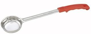 Winco FPS-2 Red Handle 2 Oz. Solid Food Portioner-FPS-2