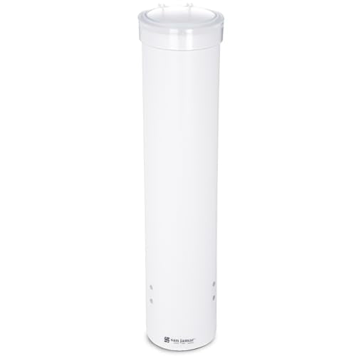 San Jamar White / 1 / 4-10 oz Iced Beverage Dispensers
