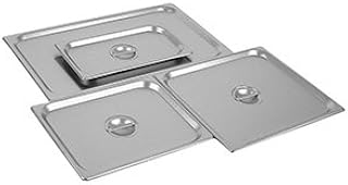 Royal Industries Notched Third-Size Steam Table Pan, 6 7/8" W x 12 3/4" L, Stainless Steel, Commercial Grade - NSF Certified