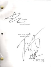 Taylor Lautner Jackson Rathbone Kellan Lutz Signed Twilight Script In-person