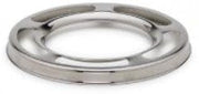 Royal Industries Shrimp Cocktail Slotted Ring, Stainless Steel, Silver
