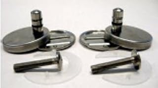 Duravit 0061481000; Vero; hardware floorstanding toilet pair; in Unfinish