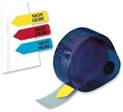 Redi-Tag 81034 Arrow Message Page Flags in Dispenser"Sign Here" Blue 120 Flags/Dispenser