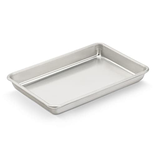 1/8 Size Sheet Pan by Vollrath – 9.5 x 6.5 x 1 inches, Aluminum, Silver, Model 5228