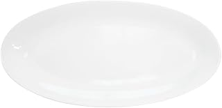 CAC China RCN-213 Clinton Rolled Edge 13-Inch Super White Porcelain Coupe Bowl, 40-Ounce, Box of 12