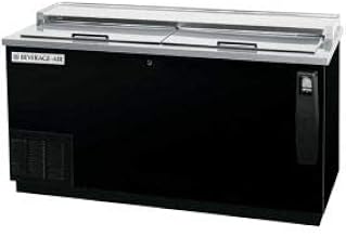 Beverage Air DW64HC-B 65" W Deep Well Bottle Cooler, Holds 606 Bottles (12 oz.)