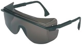 UVXS2504 Uvex Astro Over-The-Glass Safety Glasses with Black Frames/Gray Lens