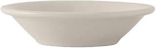 Tuxton China TRE-011 Fruit Dish, 4-1/2 oz., 4-3/4" Dia., Round, Microwave & Dishwasher Safe, Oven Proof, Fully vitrified, Ceramic, Reno/Nevada, American White/Eggshell, Case of 36