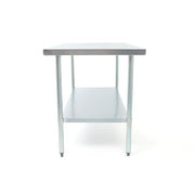 Adcraft 30" x 72" / Silver / Commercial Work Table Utility Tables