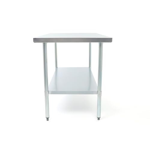 Adcraft 30" x 72" / Silver / Commercial Work Table Utility Tables