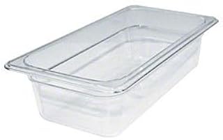 Royal Industries Steam Table Pans, Polycarbonate, 6" Third-Size, Clear