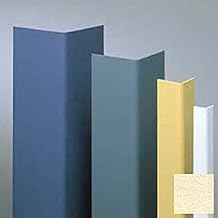 Surface Mounted Corner Guard, 90, 1-1/2" Wings, 4'H, Pale Yellow, Undrilled Vinyl