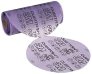 Cubitron™ II Stikit™ Film Disc Roll 775L, 800+ 3MIL, 5 in x NH, Linered, 500X, 100 Discs/Roll, 4 Rolls/Case (Case of 4) SKU 7100383569