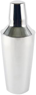 CAC Stainless Cobbler Shaker SCSK-28 3 Piece 28 oz