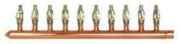 Sioux Chief 672XV1010L 10-port Copper Manifold, 1/2" PEX, clsd, Left