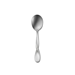 Satin Aquarius Sugar Spoon by Oneida – Stainless Steel, Silver, Model 2622SSGA