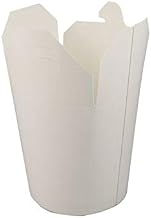West Rock Foldpak Fold-Pak SmartServ 16SSPLAINM PAper Takeout Container, 16 oz. | 500 per Case