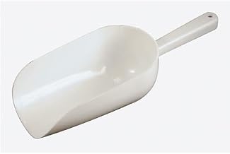 Bar Maid - CR-840W - 16 oz White Scoop w/Hole Handle