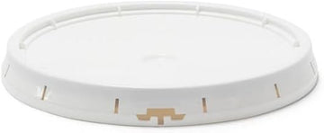 Berry Plastics Gasket Tear Strip Lid for Pail Containter w/Handle, 5-Gallon, White | 48/Case