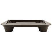GET Brown / 17" x 14" / Modern Serving Trays