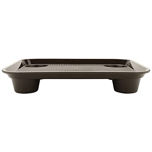 GET Brown / 17" x 14" / Modern Serving Trays