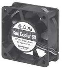 SANYO DENKI 9A0612G401 DC Fan Sq60x25mm 12VDC 2.88W, 27.6CFM, Tach, Plastic F/B