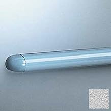 Rounded Accent Rail, 1-1/8"H x 12'L, Silver Gray