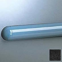 Rounded Accent Rail W/Textured Finish, 2" H x 12'L, Black