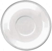International Tableware 6 1/8 Inch Cancun European White Latte Saucer 24/Pack (822-02S)