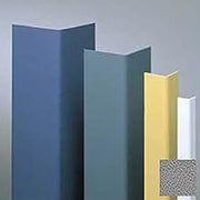 Surface Mounted Corner Guard, 135, 1-1/2" Wing, 12'H, Gray, Undrilled Vinyl