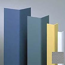 Surface Mounted Corner Guard, 135, 1-1/2" Wing, 12'H, Gray, Undrilled Vinyl