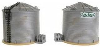 Imex IMX6146 HO Sukup Grain Towers (2) Small