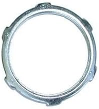 Bridgeport 101-S Zinc Electroplated Steel Threaded Conduit Locknut 1/2 Inch