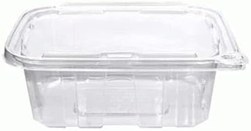 32 OZ RPET CLEAR HINGED LID TAMPER EVIDENT CONTAINER