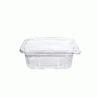 32 OZ RPET CLEAR HINGED LID TAMPER EVIDENT CONTAINER by Eatery Essentials – 32 oz, 32.0 ounces, Polyethylene Terephthalate (PET), Clear, Model RPTTE32