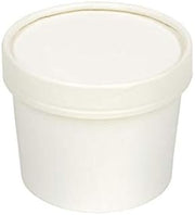 Inno-Pak 191676895 Food Container with Paper Lid, 12 oz, 2.875" x 3.75" x 3" (Pack of 250)