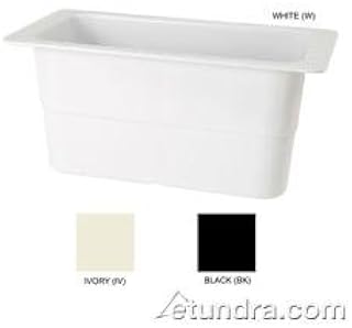 G.E.T. Enterprises ML-23-BK Third Size Insert Pan Melamine, Black